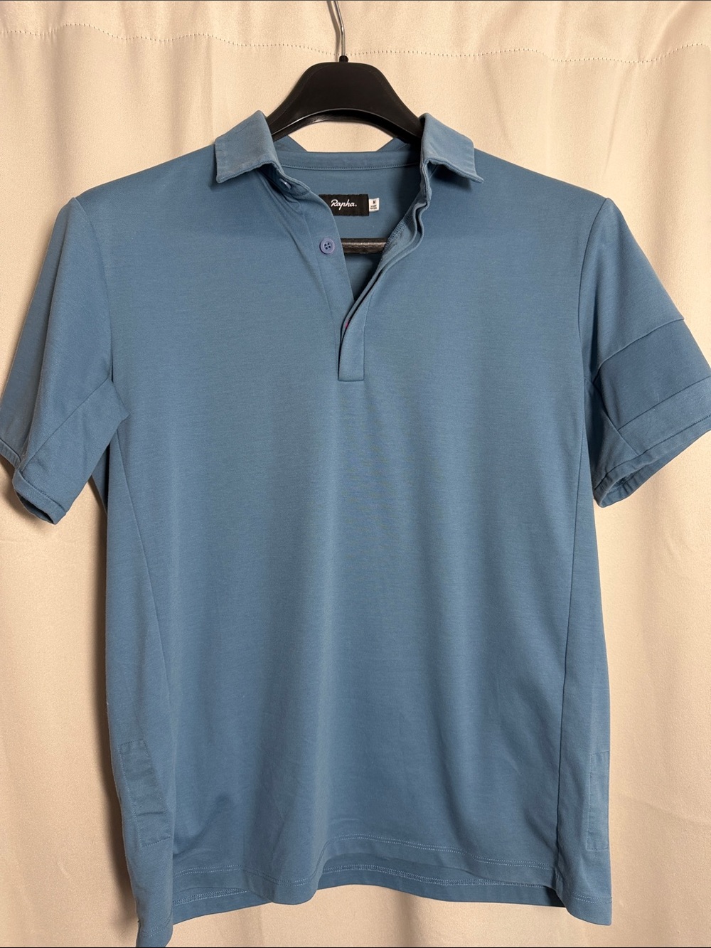 Rapha Men’s Quick Drying Pique Polo Shirt Medium Slate Blue